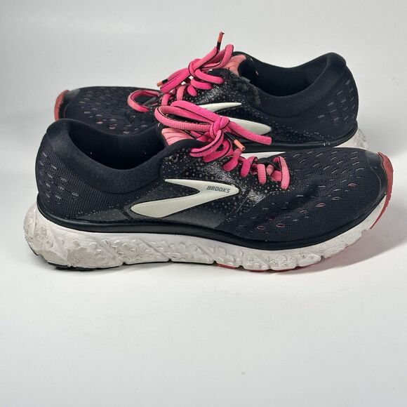 Brooks Womens Glycerin 16 Running Shoes Black 1202781B070 Lace Up Low Top 7 B - Picture 7 of 16
